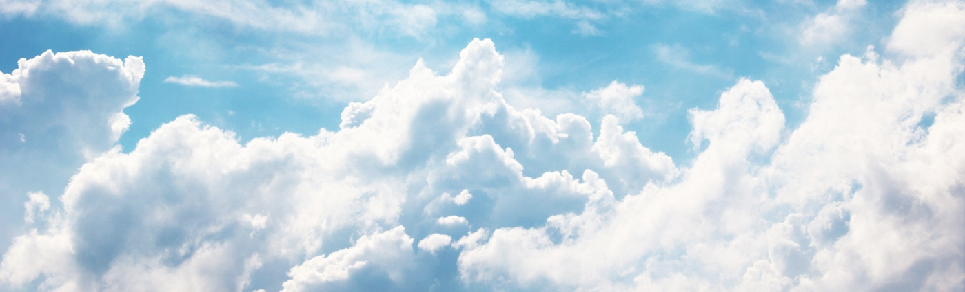 Pillowy Summer Clouds LinkedIn Background. | Arielle Executive